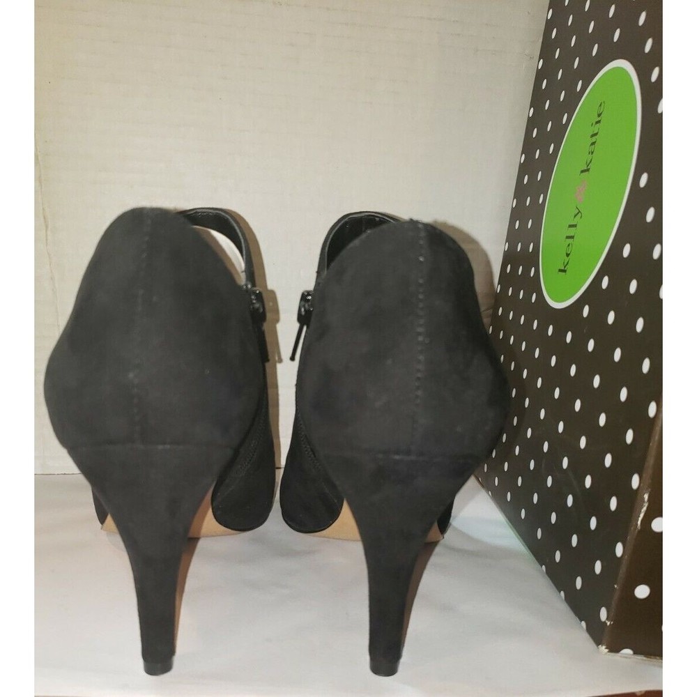 Kelly & Katie Elegant Black Ankle Booties - Picture 7 of 11